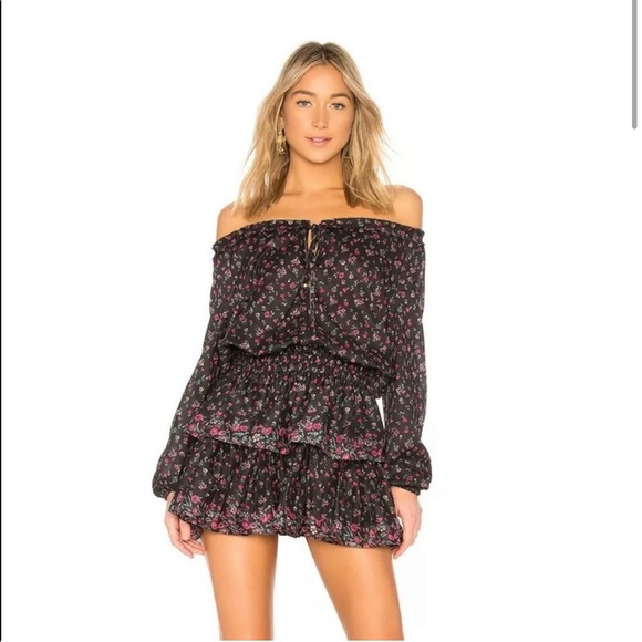 Love Shack Fancy M Popover dress in Secret Garden - Picture 2 of 6